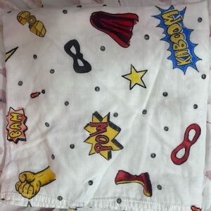 Little crowns & capes superhero bamboo swaddle NWOT
